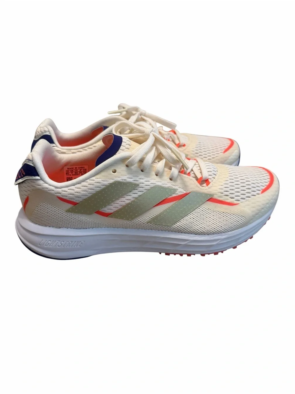 Y2K Retro Running Adidas SL20.3 Women’s 8.5 Beige Coral Sneakers